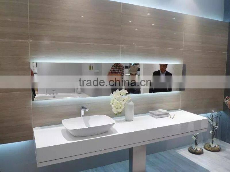 Modern hotel bathroom sensor switch fluorescent mirror