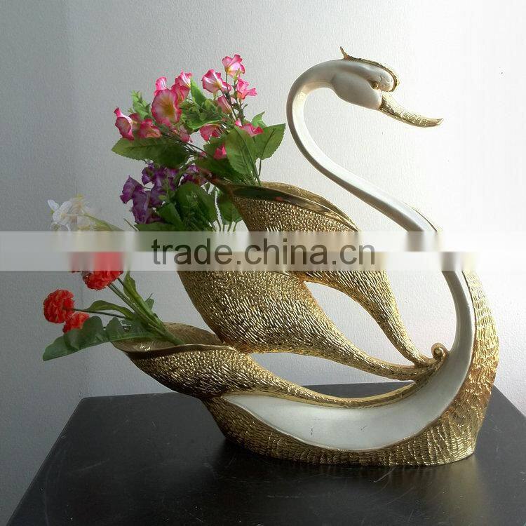 Polyresin goose figurine
