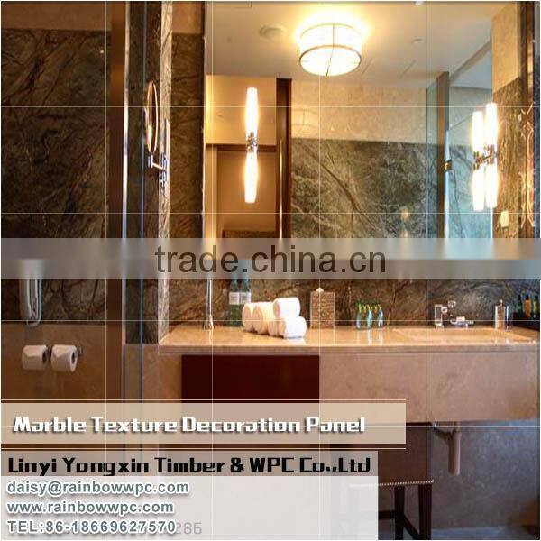 2016 new price Marble Texture series board wall panel ,indoor wall panel