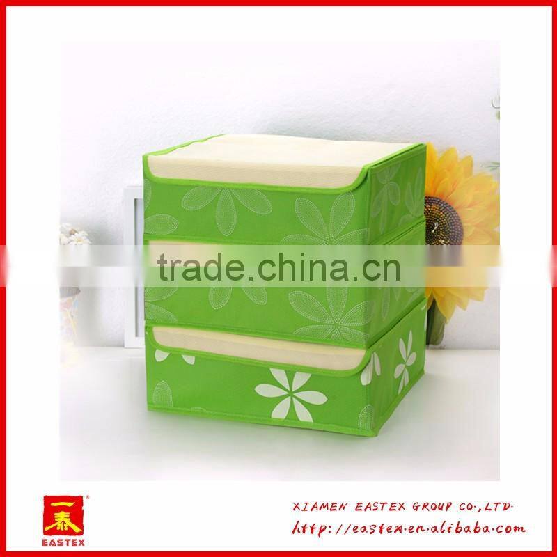 High quality peach skin 24 grid socks/bra/briefs storage Box