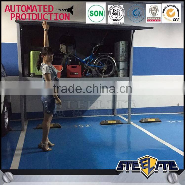 Garage car parking storage locker over car bonnet cabinet bike lockers for sale