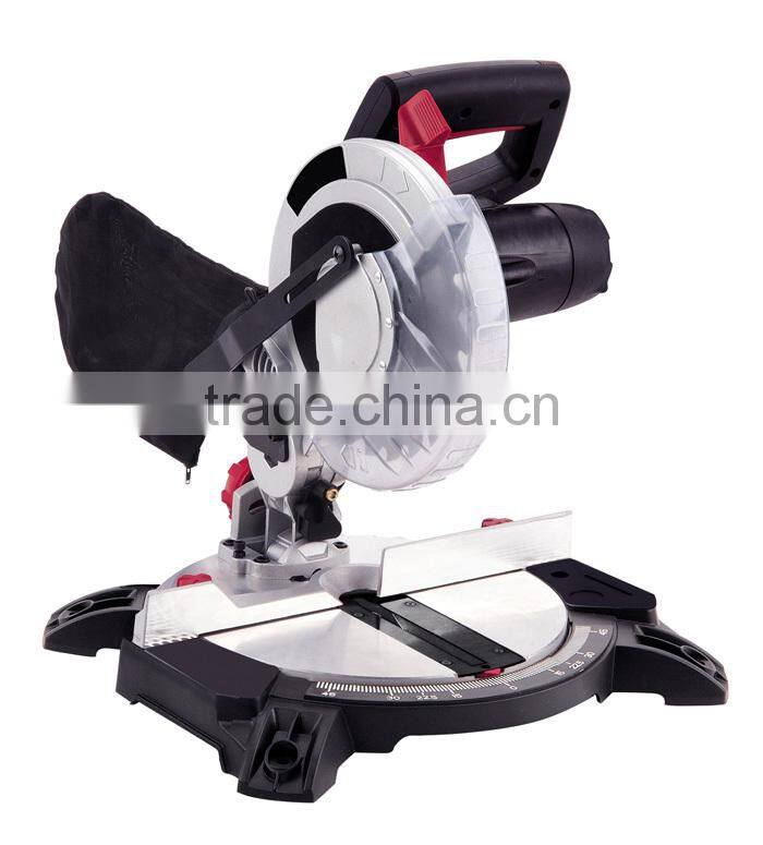 1200W Aluminium Base Wood Cutting Machine Electric Power 210mm Miter Saw