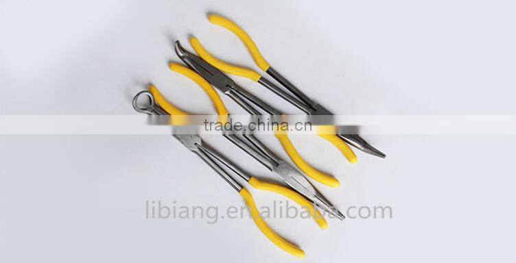 Stainless steel multi use long nose pliers