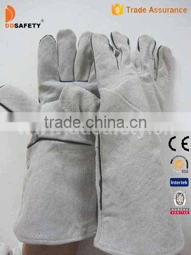 DDSAFETY Wholesale Split Leather Welder Glove Working Gloves