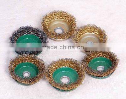 bowl crimp steel wire wheel, Cup crimped steel wire wheel