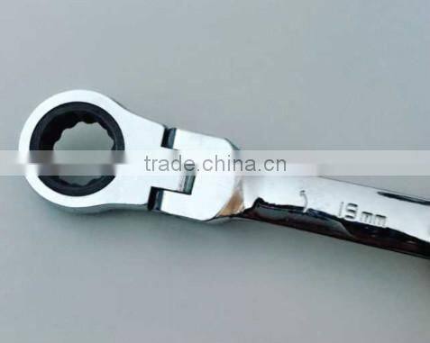 Hydraulic Combination Pipe Torque Ratchet Wrench Chorme plated Spanner Repairing tools kit Flexible Head