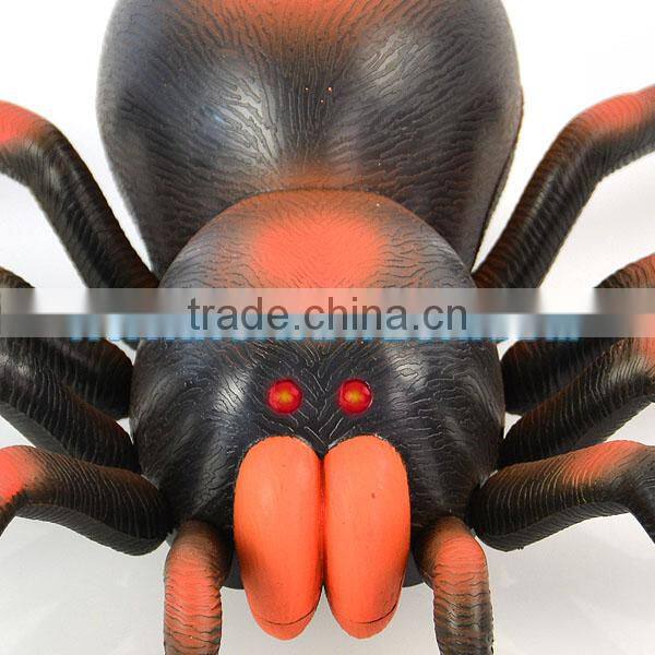 Simulation 360 turn rc spide plastic insect toy infrared insect model