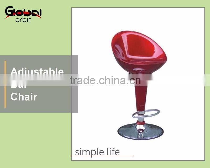 Height Adjustable Pub Club Chair Kitchen Plastic Morden Bar Stools