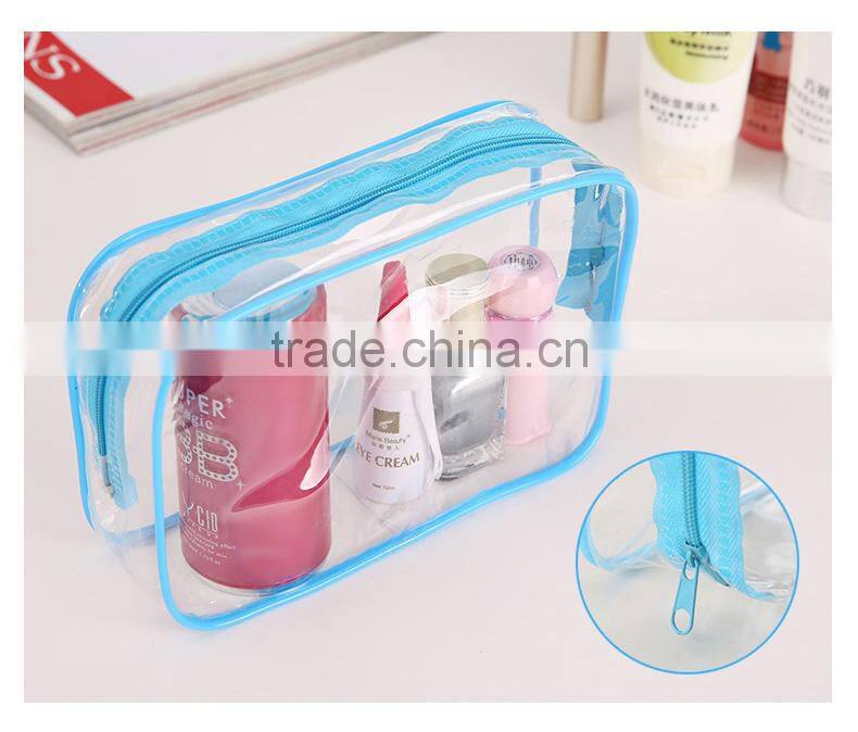 Candy clear pvc storage bag for toiletry
