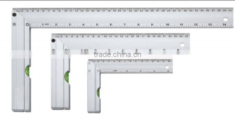 A-Alloy handle ruler With Etching Scale angle square ruler