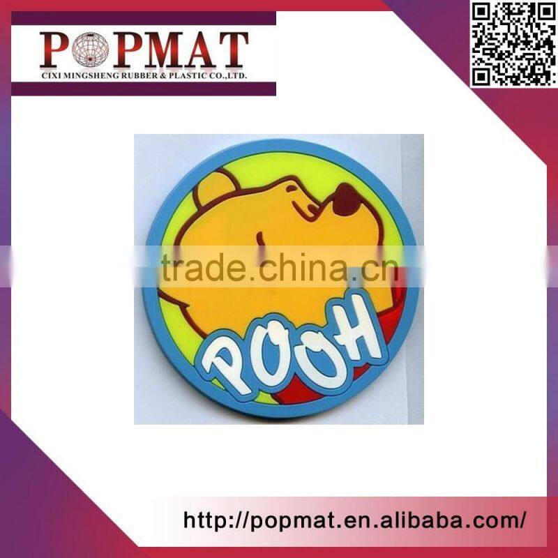 Low cost soft pvc/ rubber/ silicone coaster