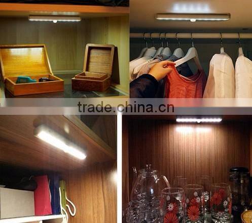 LED PIR Motion Sensor Closet Wardrobe Cupboard Cabinet Night Light