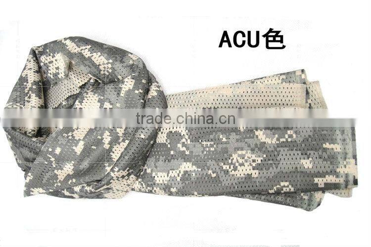 Camouflage scarf outdoor jungle scarf army scarf ,good price