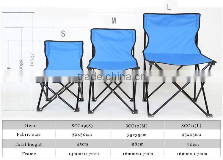 camping and caravan equipment polyester fabric folding chair