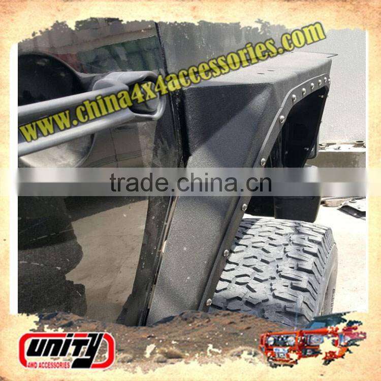 Steel Evolution Fender Flares Fits 07-16 Wrangler (JK)