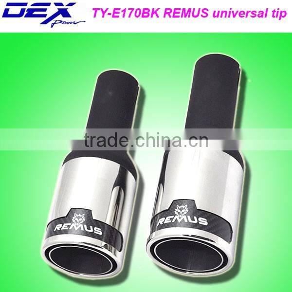 high quality auto part stainless steel 304 and carbon fiber universal exhaust tip