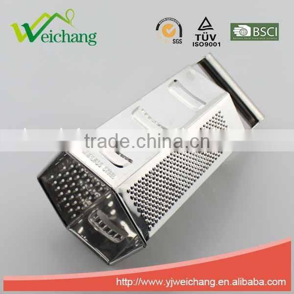 WCGT306 New products 6 sides electrolytic corrosion vegetable kitchen graters stainless steel grater