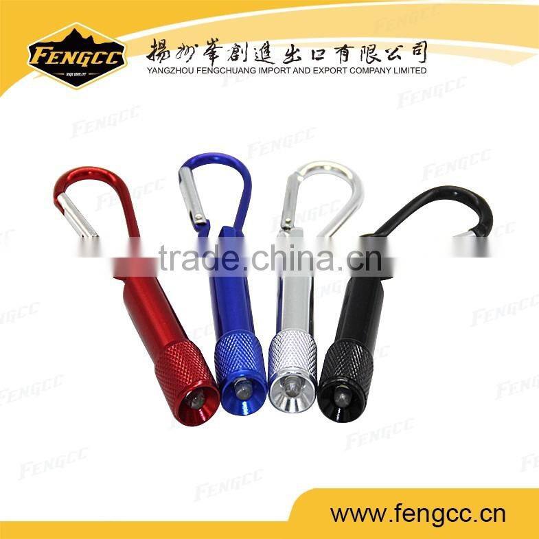 2016 promotional LED aluminium flashlight torch with whole print