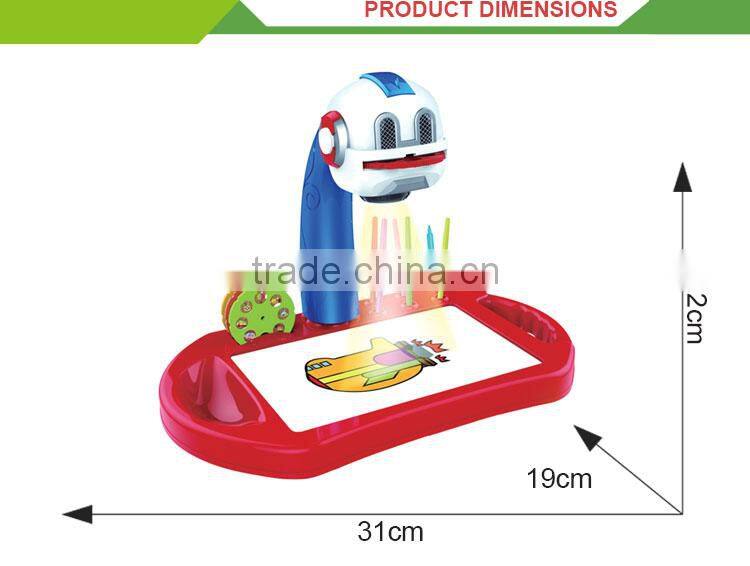 High quality children set Intelligent cartoon board drawing projector