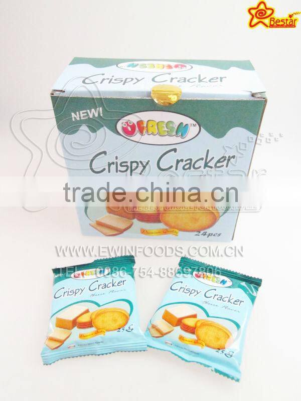 Delicious Snack !!! Big Round Biscuit Various Flavours Crispy Cracker