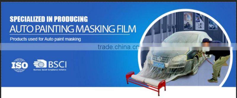 HDPE car overspray masking film Logo printing
