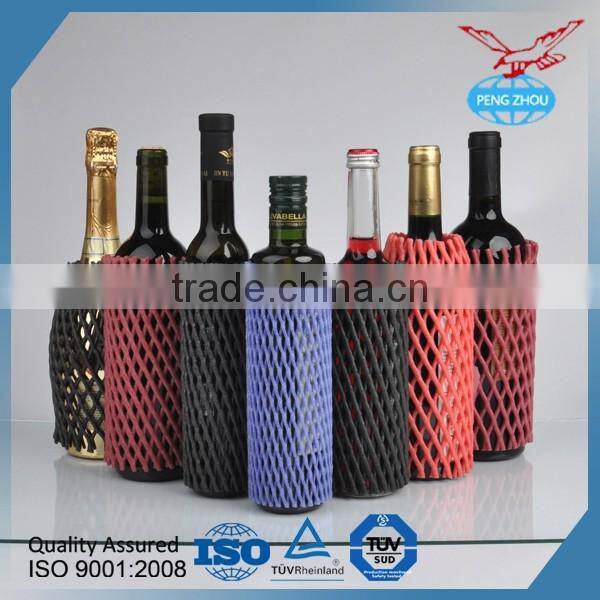 PE foam sleeve net for wine bottle/wine bottle protector