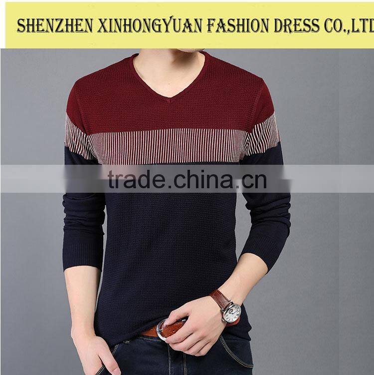 man's long sleeve t shirt/man's blank t shirt/man's 100% wool t shirt