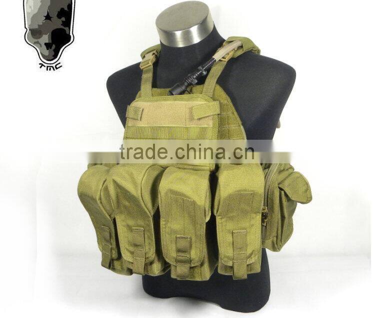 PI style lightweight 9 bags military green tactical bulletproof vests