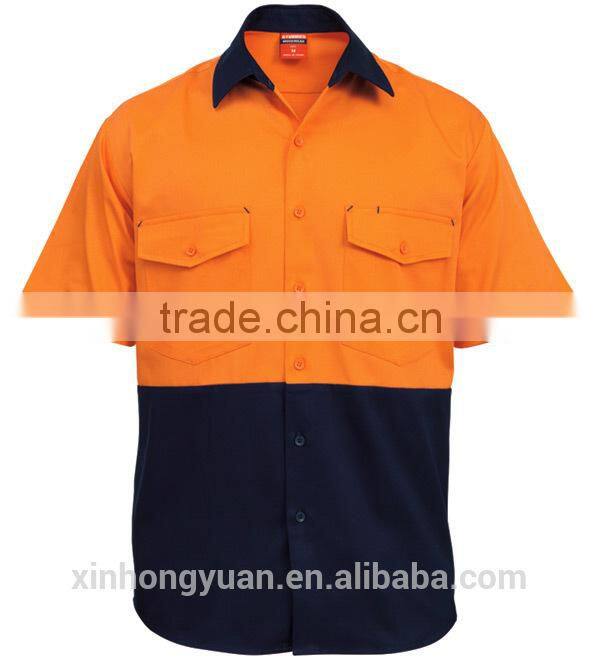 summer short sleeve work uniforms/work shirt