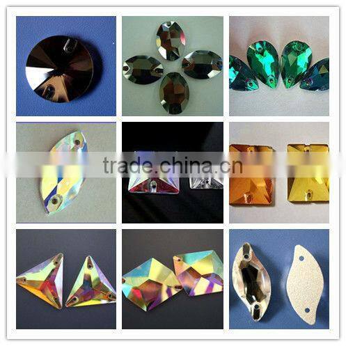 crystal fancy stone sew on stone for jewelry
