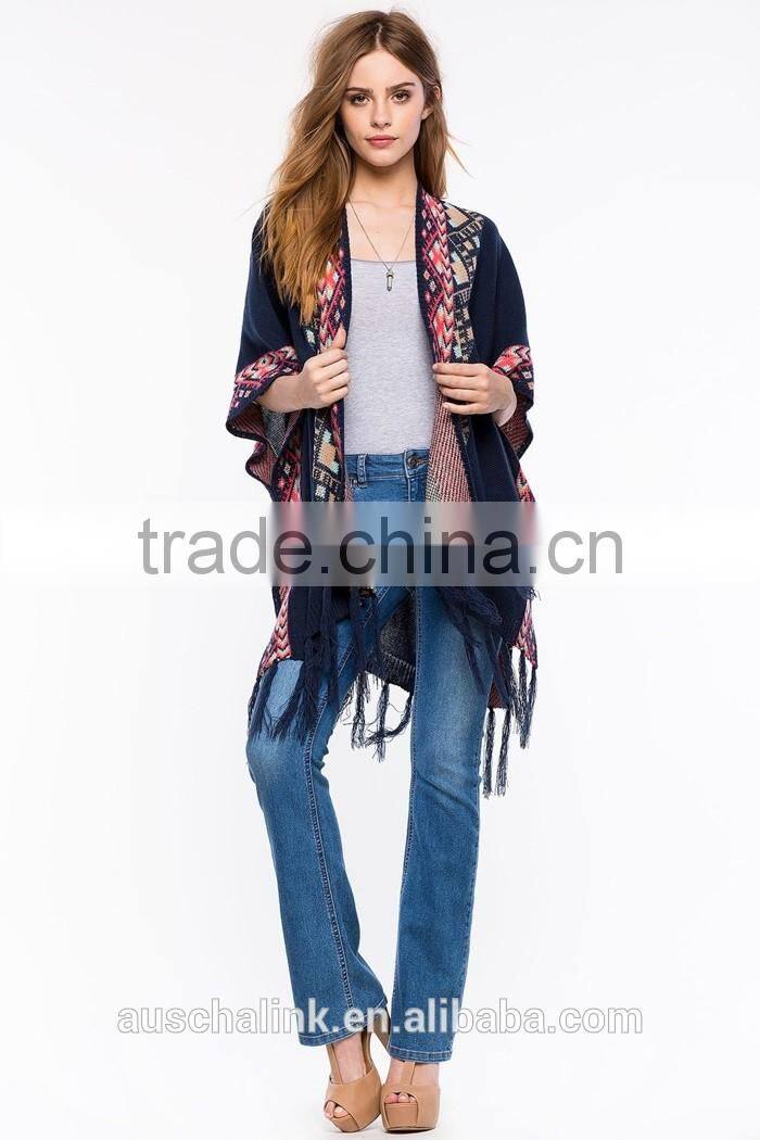 new style ladies fashion blanket cape sweater wholesale alibaba