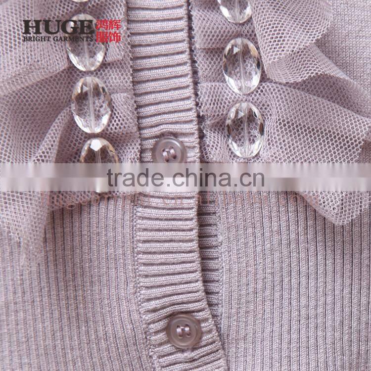 Casual Wearing Long Sleeve Beautiful Cardigan Sweaters