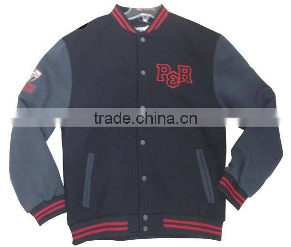 Custom fashion college wholesale varsity sports jacket boys