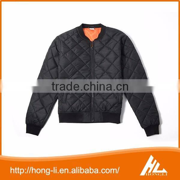 High quality customized duck feather filler plain men winter lightweight padding jacket