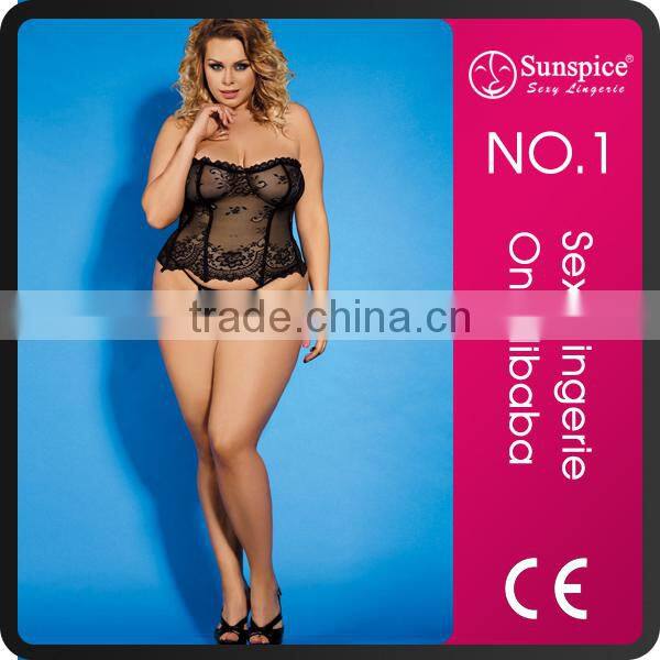 big girl women lace plus size sexy corset