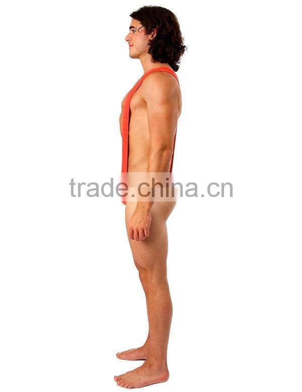 Borat Mankini Thong Swimsuit (Bright Red)