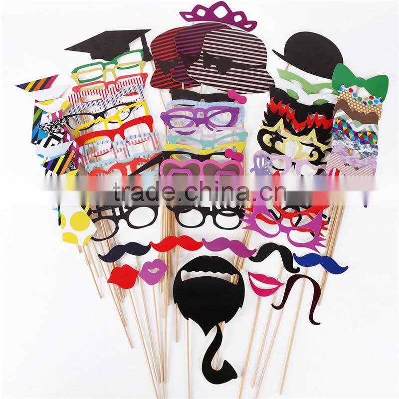 Wedding Party Photo Booth Props Dress-up Photo Booth Props Party Favors Celebration party masks