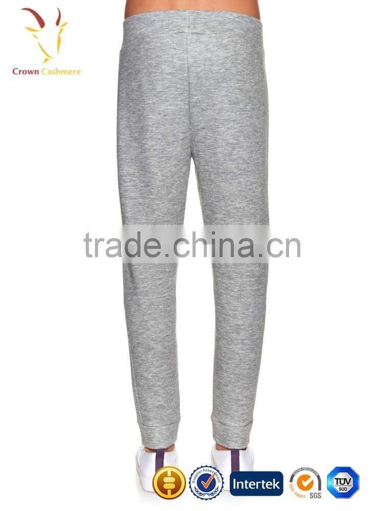 Mens Casual Winter Wool Cashmere Jogger Pants