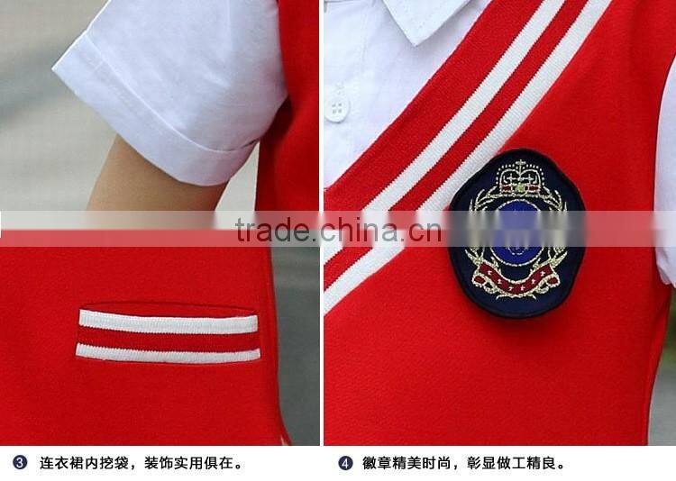 Juqian Custom Factory Made Summer Stylish fashion Primary Kids school girls dresses 2016