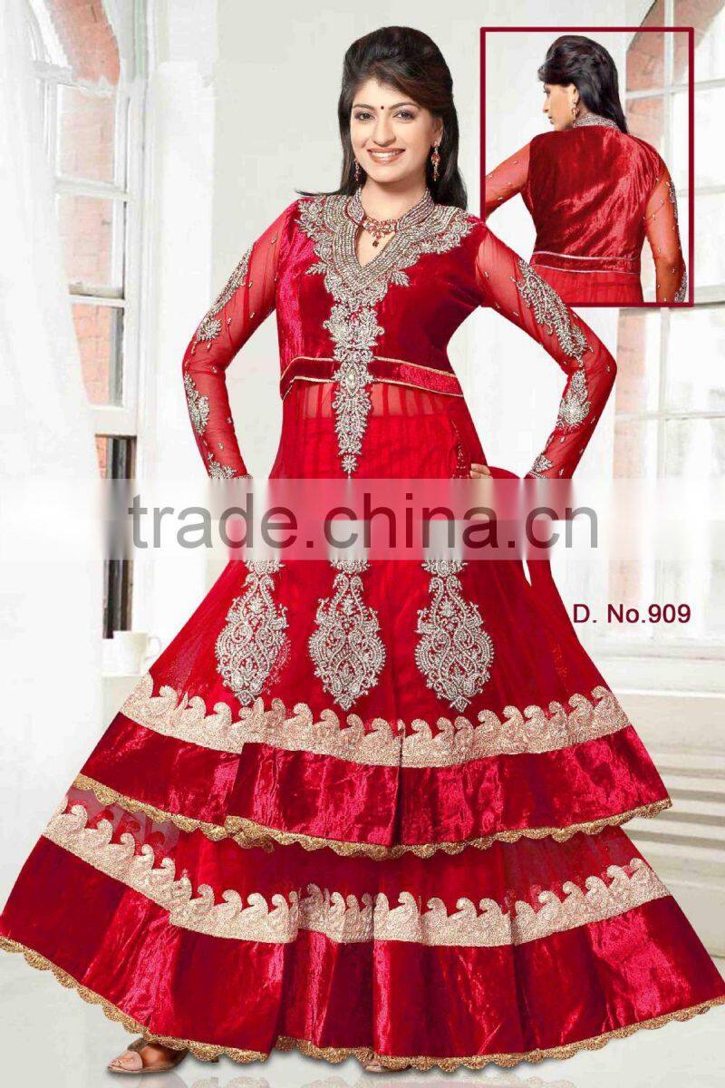 Semi Bridal Lehenga
