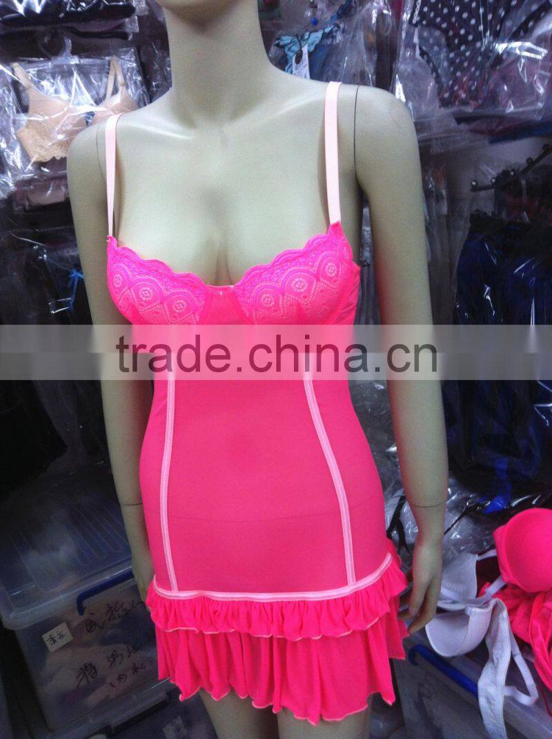 Plus Size Lingerie Babydoll Chemise Sleepwear Night Dress XXL 2XL free ship