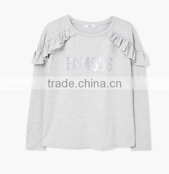 New spring/autumn long sleeve new women tops t-shirts loose fashion blouse