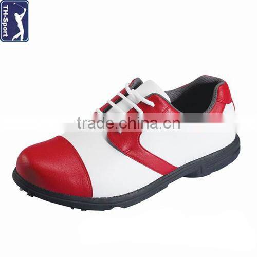 Red customized golf women shoes hot sale