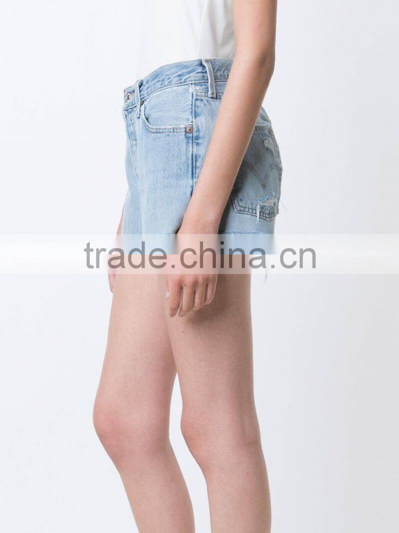 2017 latest Summer Fashion OEM mid-rise casual denim shorts jeans pant Hot Girls Sexy Board Shorts
