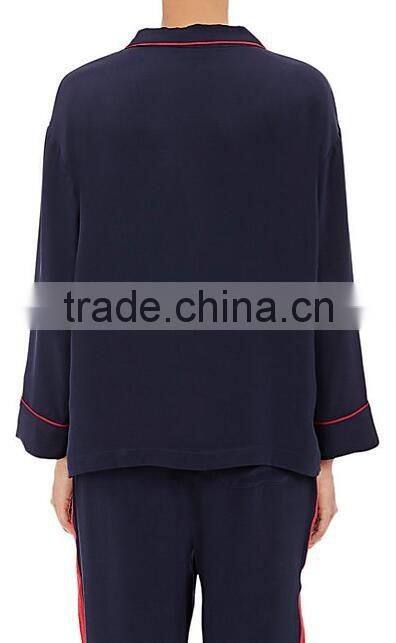 Pajamas women! 100%cotton sleepwear shirt&pants for women