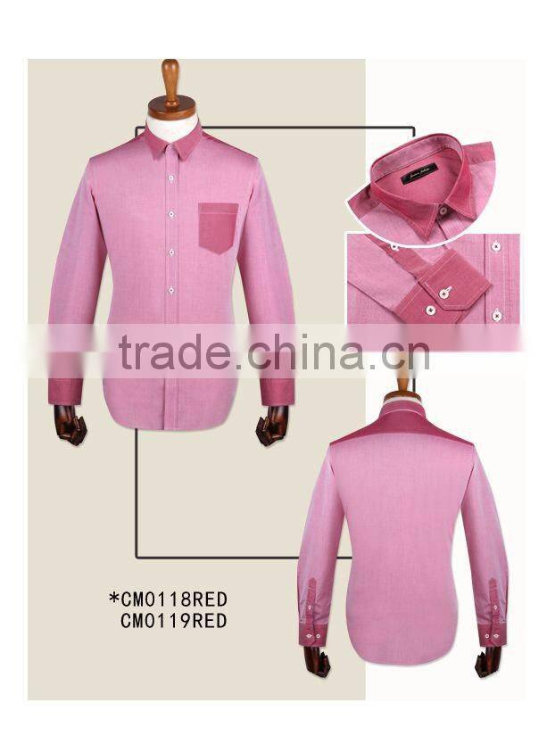 100% cotton blue poplin custom made to measure custom mens dress shirt