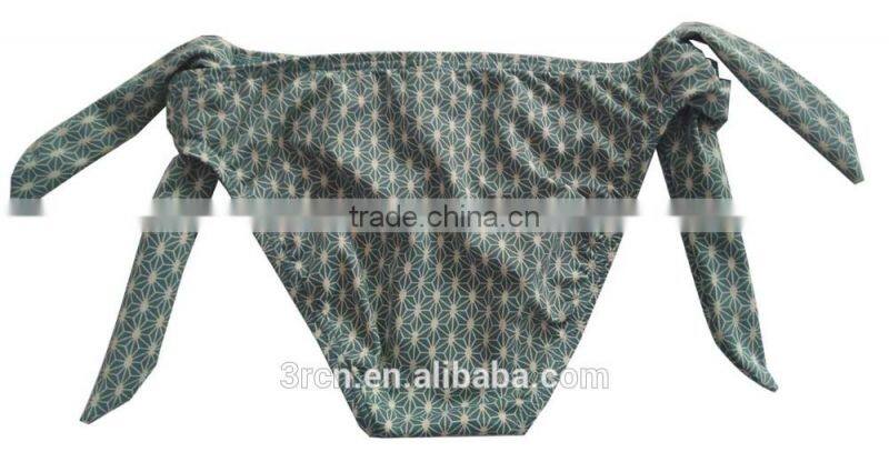 cute girls swimbriefs AOP knots