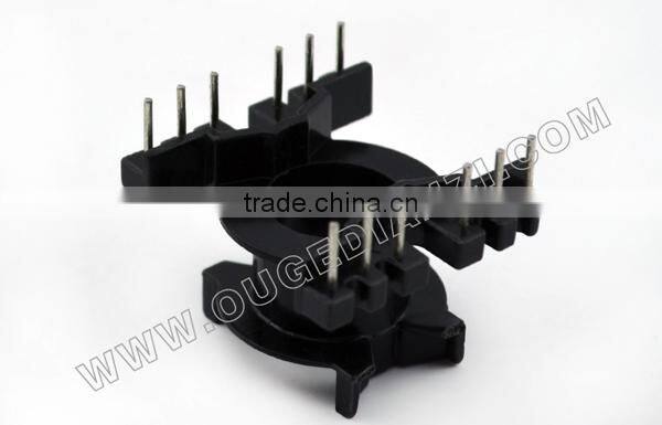 PQ2620 power transformer bobbin,vertical,pin6+6