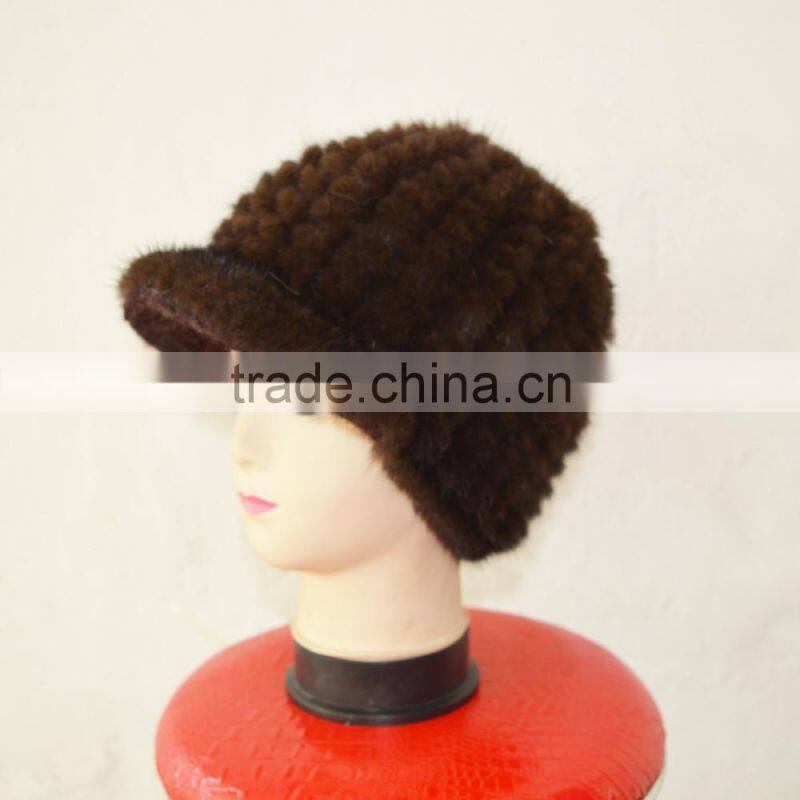 SJ925-02 America Fashion Week Mink Fur Lovely Woman Hat