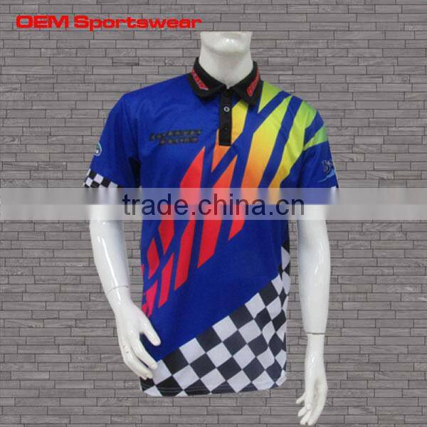 New design bowling sport polo t shirts